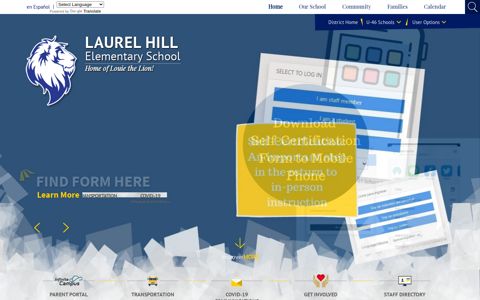 Laurel Hill Elementary / Homepage - School District U-46