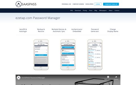 ezetap.com Password Manager SSO Single Sign ON