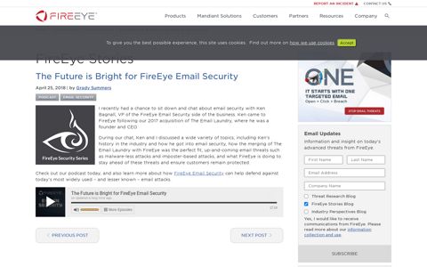 The Future is Bright for FireEye Email Security | FireEye Inc