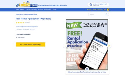 Free Rental Application (Paperless) | ezLandlordForms
