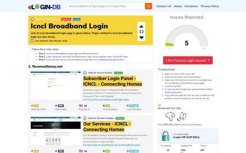 Icncl Broadband Login - login login login login 0 Views
