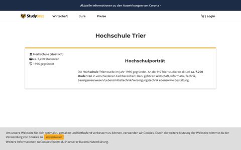 Hochschule Trier - Studiengänge und Crashkurse - Studybees