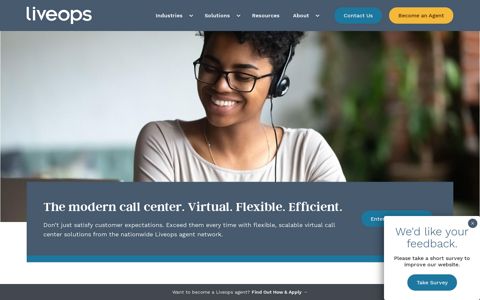Liveops: Virtual Call Center Services