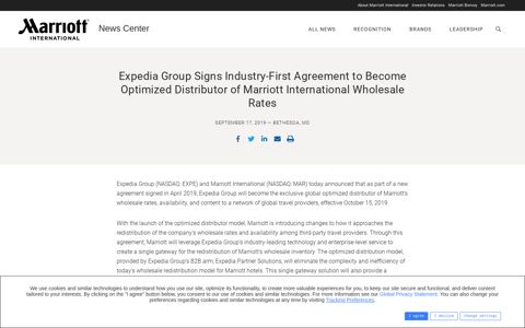 Expedia Group Signs Industry-First Agreement to Become ...