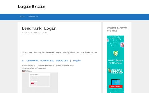 Lendmark Lendmark Financial Services | Login - LoginBrain