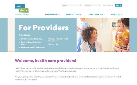 For Providers - Health Share of Oregon
