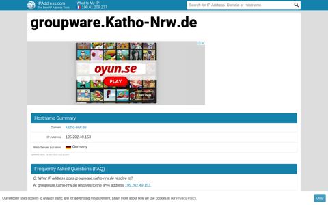 ▷ groupware.Katho-Nrw.de Website statistics and traffic ...