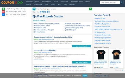 Bj's Free Pizookie Coupon - 12/2020 - Couponxoo.com