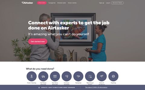 Hire skilled people & earn extra money today on Airtasker.com