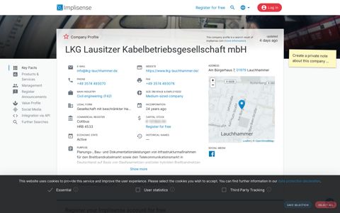 LKG Lausitzer Kabelbetriebsgesellschaft mbH | Implisense
