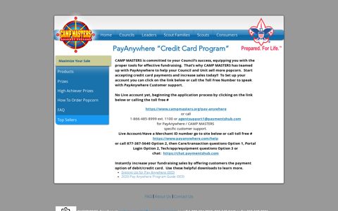 PayAnywhere | Campmasters-org