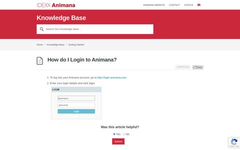 How do I Login to Animana? – Animana Knowledge Base