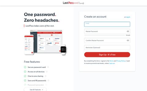 Create account | LastPass