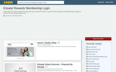 Etisalat Rewards Membership Login - Loginii.com