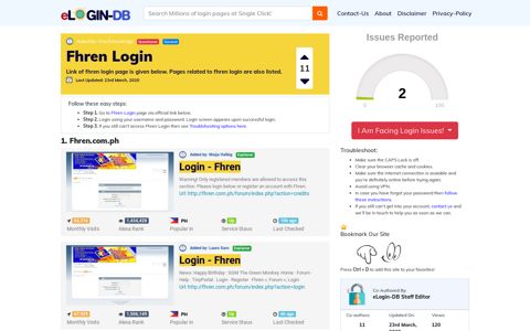 Fhren Login - Find Login Page of Any Site within Seconds!