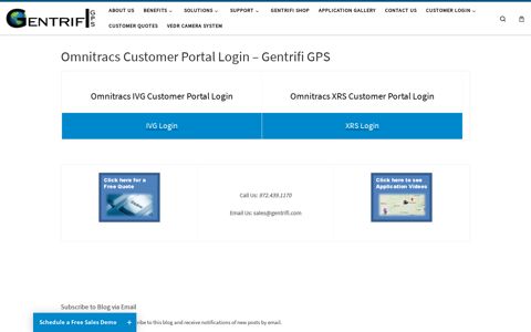 Omnitracs Customer Portal Login - Gentrifi GPS