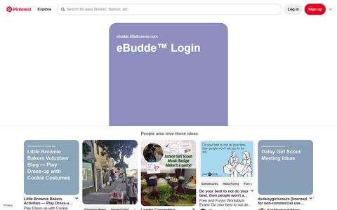 eBudde™ Login | Girl scout daisy, Girl scouts, Login - Pinterest