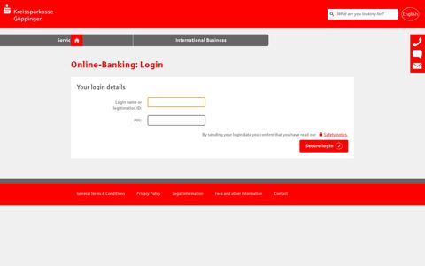 Online banking - Login - Kreissparkasse Göppingen