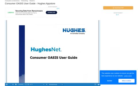 Consumer OASIS User Guide - Hughes Appstore | Manualzz