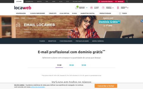 Email Locaweb | E-mail profissional com domínio grátis ...