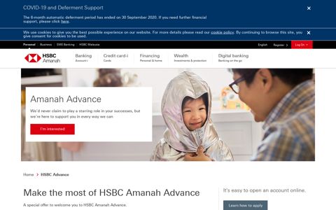 Exclusive Services and Support | Advance - HSBC MY Amanah