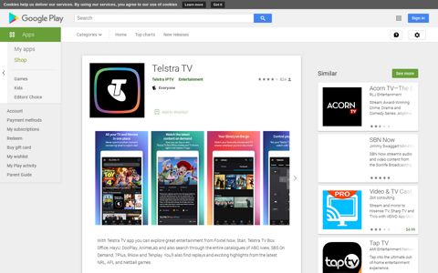 Telstra TV - Apps on Google Play