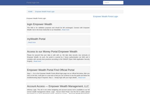 [LOGIN] Empower Wealth Portal Login FULL Version HD Quality ...
