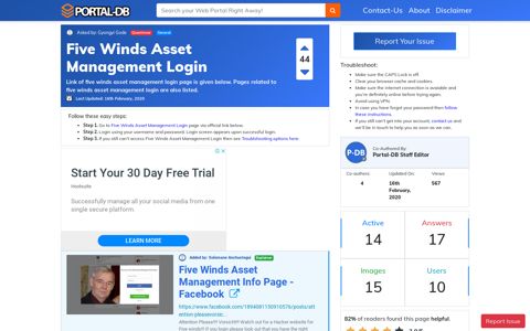 Five Winds Asset Management Login - Portal-DB.live