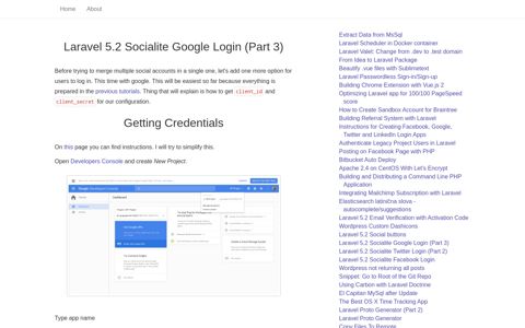 Laravel 5.2 Socialite Google Login (Part 3)