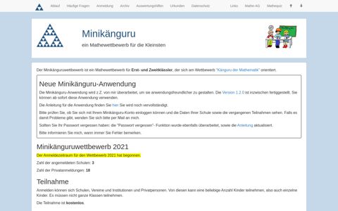 Minikänguru - Mathe für jung und alt