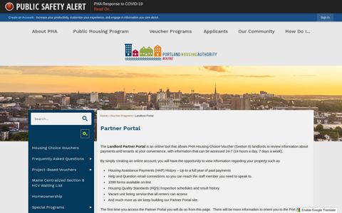 Landlord Portal - Portland Housing Authority