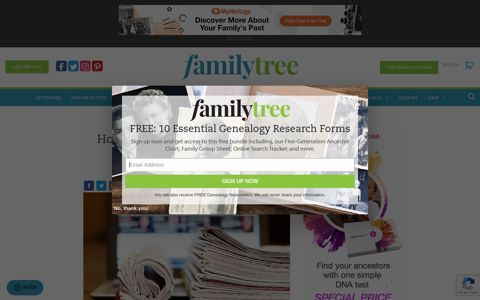 How To Search GenealogyBank Newspaper Records