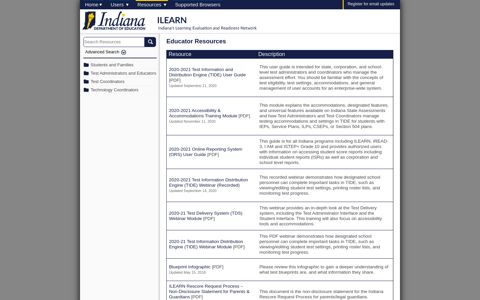 Educator Resources - Resources – ILearn Portal
