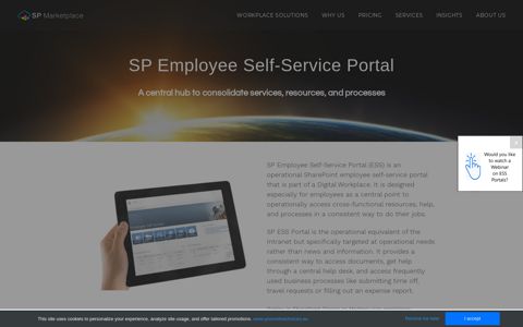 SharePoint Employee Self Service - Part of a Digital Workplace