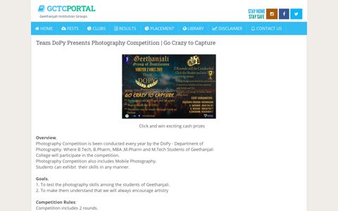 Team DoPy Presents Photography Competition | Go Crazy to ...