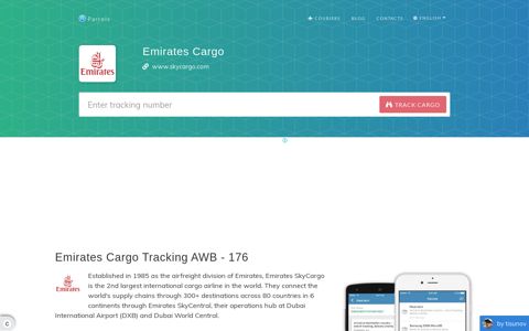 Emirates Cargo Tracking AWB - 176