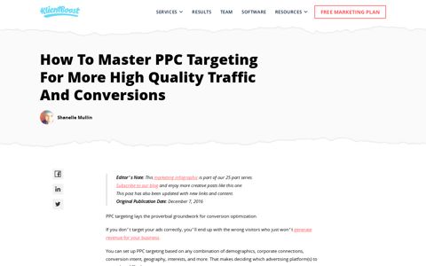 The PPC Targeting Masterplan: Insights To Acquire High ...