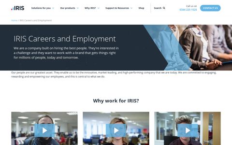IRIS Careers | Opportunities, Projects and Benefits | IRIS ...