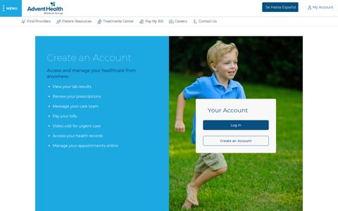 Login Page | AdventHealth Medical Group