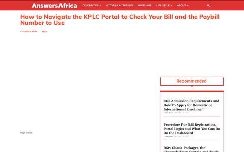 How to Navigate the KPLC Portal to Check Your Bill and the ...