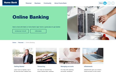 Online Banking - Hume Bank