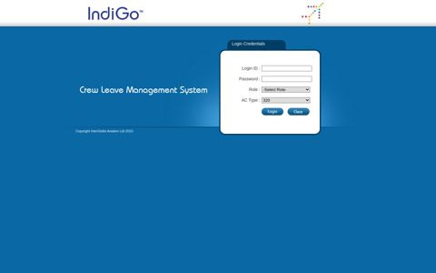 Crew Leave Management System - FAC - IndiGo