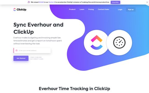 Integrate Everhour with ClickUp™