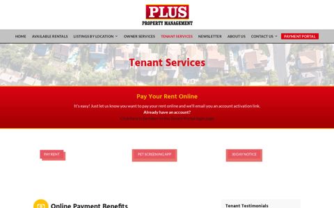 Tenant Services | Plus Property Management