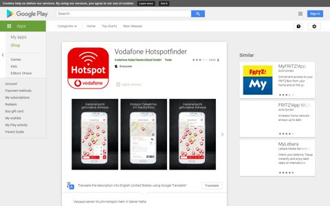Vodafone Hotspotfinder - Apps on Google Play