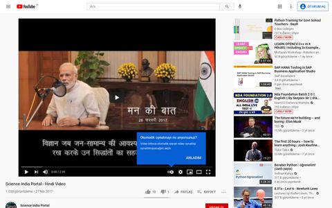 Science India Portal - Hindi Video - YouTube
