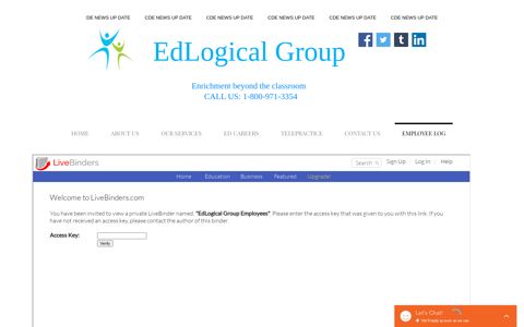 EMPLOYEE LOG | Mysite - EdLogical Group