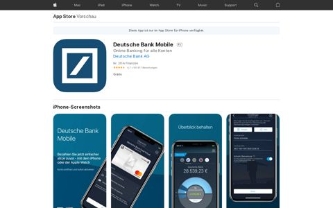 ‎Deutsche Bank Mobile im App Store