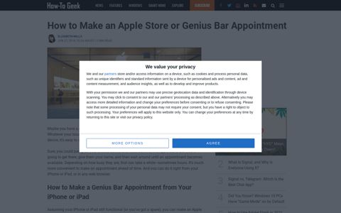 How to Make an Apple Store or Genius Bar Appointment