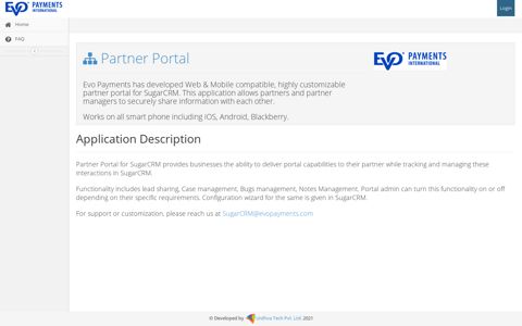 Customer Support Portal - EVO Payments